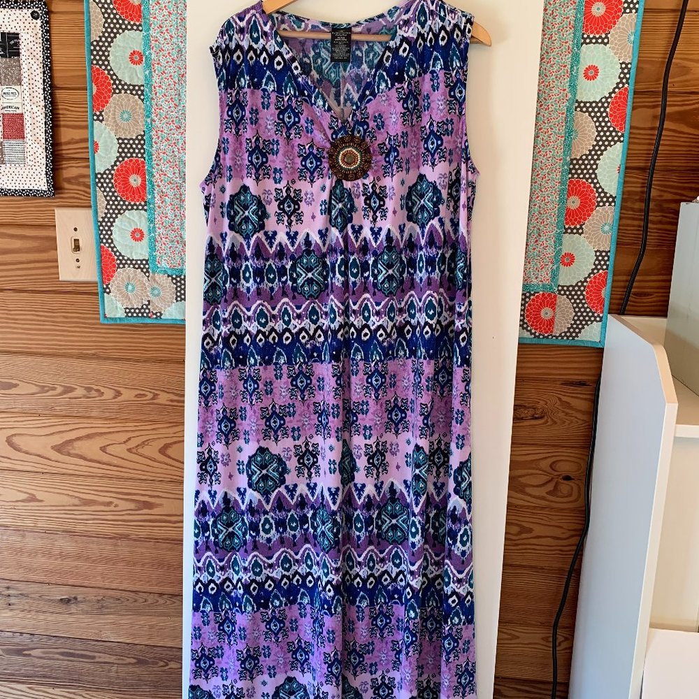Casual Summer Maxi Dress by Faded Glory size 3X